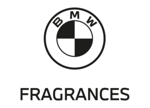nobilis-group-BMW-logo-portfolio-page - BERGERAT | WE MAKE BEAUTY PERFORM Brand logo: circular emblem with B M W around top and a split inner circle; word FRAGRANCES beneath.